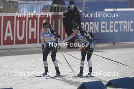 05.12.2020, Kontiolahti, Finland (FIN): Deedra Irwin (USA), Clare Egan (USA), (l-r) -  IBU World Cup Biathlon, relay women, Kontiolahti (FIN). www.nordicfocus.com. © Manzoni/NordicFocus. Every downloaded picture is fee-liable.