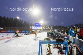 02.12.2020, Kontiolahti, Finland (FIN): Industry Feature: undefined athletes compete at the shooting range in front of Viessmann and DKB banners -  IBU World Cup Biathlon, training, Kontiolahti (FIN). www.nordicfocus.com. © Manzoni/NordicFocus. Every downloaded picture is fee-liable.