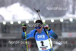12.12.2020, Hochfilzen, Austria (AUT): Quentin Fillon Maillet (FRA) -  IBU World Cup Biathlon, pursuit men, Hochfilzen (AUT). www.nordicfocus.com. © Manzoni/NordicFocus. Every downloaded picture is fee-liable.