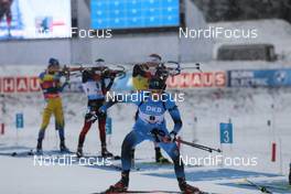 12.12.2020, Hochfilzen, Austria (AUT): Emilien Jacquelin (FRA) -  IBU World Cup Biathlon, pursuit men, Hochfilzen (AUT). www.nordicfocus.com. © Manzoni/NordicFocus. Every downloaded picture is fee-liable.