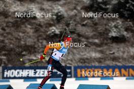 12.12.2020, Hochfilzen, Austria (AUT): Benedikt Doll (GER) -  IBU World Cup Biathlon, pursuit men, Hochfilzen (AUT). www.nordicfocus.com. © Manzoni/NordicFocus. Every downloaded picture is fee-liable.
