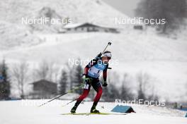 12.12.2020, Hochfilzen, Austria (AUT): Johannes Dale (NOR) -  IBU World Cup Biathlon, pursuit men, Hochfilzen (AUT). www.nordicfocus.com. © Manzoni/NordicFocus. Every downloaded picture is fee-liable.