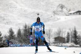12.12.2020, Hochfilzen, Austria (AUT): Antonin Guigonnat (FRA) -  IBU World Cup Biathlon, pursuit men, Hochfilzen (AUT). www.nordicfocus.com. © Manzoni/NordicFocus. Every downloaded picture is fee-liable.