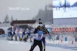 12.12.2020, Hochfilzen, Austria (AUT): Christian Gow (CAN) -  IBU World Cup Biathlon, pursuit men, Hochfilzen (AUT). www.nordicfocus.com. © Manzoni/NordicFocus. Every downloaded picture is fee-liable.