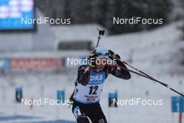 12.12.2020, Hochfilzen, Austria (AUT): Felix Leitner (AUT) -  IBU World Cup Biathlon, pursuit men, Hochfilzen (AUT). www.nordicfocus.com. © Manzoni/NordicFocus. Every downloaded picture is fee-liable.