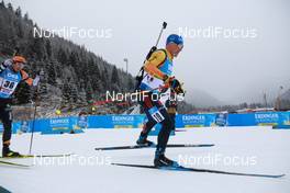 12.12.2020, Hochfilzen, Austria (AUT): Erik Lesser (GER) -  IBU World Cup Biathlon, pursuit men, Hochfilzen (AUT). www.nordicfocus.com. © Manzoni/NordicFocus. Every downloaded picture is fee-liable.
