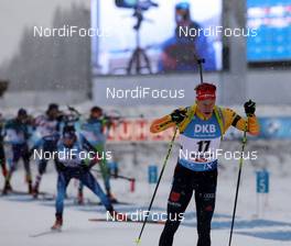 12.12.2020, Hochfilzen, Austria (AUT): Roman Rees (GER) -  IBU World Cup Biathlon, pursuit men, Hochfilzen (AUT). www.nordicfocus.com. © Manzoni/NordicFocus. Every downloaded picture is fee-liable.