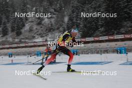 12.12.2020, Hochfilzen, Austria (AUT): Johannes Thingnes Boe (NOR) -  IBU World Cup Biathlon, pursuit men, Hochfilzen (AUT). www.nordicfocus.com. © Manzoni/NordicFocus. Every downloaded picture is fee-liable.