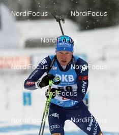 12.12.2020, Hochfilzen, Austria (AUT): Lukas Hofer (ITA) -  IBU World Cup Biathlon, pursuit men, Hochfilzen (AUT). www.nordicfocus.com. © Manzoni/NordicFocus. Every downloaded picture is fee-liable.