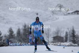12.12.2020, Hochfilzen, Austria (AUT): Antonin Guigonnat (FRA) -  IBU World Cup Biathlon, pursuit men, Hochfilzen (AUT). www.nordicfocus.com. © Manzoni/NordicFocus. Every downloaded picture is fee-liable.