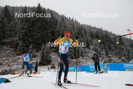 12.12.2020, Hochfilzen, Austria (AUT): Roman Rees (GER), Sean Doherty (USA), (l-r) -  IBU World Cup Biathlon, pursuit men, Hochfilzen (AUT). www.nordicfocus.com. © Manzoni/NordicFocus. Every downloaded picture is fee-liable.