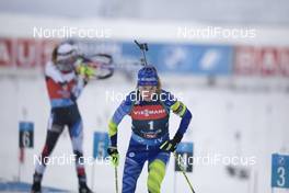 13.12.2020, Hochfilzen, Austria (AUT): Dzinara Alimbekava (BLR) -  IBU World Cup Biathlon, pursuit women, Hochfilzen (AUT). www.nordicfocus.com. © Manzoni/NordicFocus. Every downloaded picture is fee-liable.