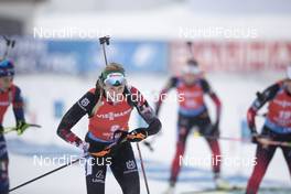 13.12.2020, Hochfilzen, Austria (AUT): Lisa Theresa Hauser (AUT) -  IBU World Cup Biathlon, pursuit women, Hochfilzen (AUT). www.nordicfocus.com. © Manzoni/NordicFocus. Every downloaded picture is fee-liable.