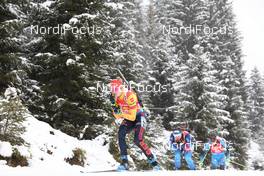13.12.2020, Hochfilzen, Austria (AUT): Maren Hammerschmidt (GER), Lena Haecki (SUI), Caroline Colombo (FRA) -  IBU World Cup Biathlon, pursuit women, Hochfilzen (AUT). www.nordicfocus.com. © Manzoni/NordicFocus. Every downloaded picture is fee-liable.