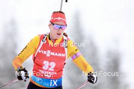 13.12.2020, Hochfilzen, Austria (AUT): Denise Herrmann (GER) -  IBU World Cup Biathlon, pursuit women, Hochfilzen (AUT). www.nordicfocus.com. © Manzoni/NordicFocus. Every downloaded picture is fee-liable.