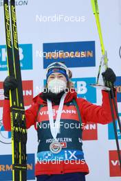 13.12.2020, Hochfilzen, Austria (AUT): Dzinara Alimbekava (BLR) -  IBU World Cup Biathlon, pursuit women, Hochfilzen (AUT). www.nordicfocus.com. © Manzoni/NordicFocus. Every downloaded picture is fee-liable.