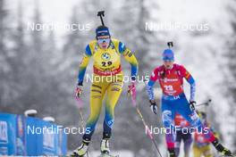 13.12.2020, Hochfilzen, Austria (AUT): Hanna Oeberg (SWE) -  IBU World Cup Biathlon, pursuit women, Hochfilzen (AUT). www.nordicfocus.com. © Manzoni/NordicFocus. Every downloaded picture is fee-liable.