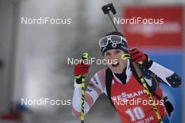 13.12.2020, Hochfilzen, Austria (AUT): Clare Egan (USA) -  IBU World Cup Biathlon, pursuit women, Hochfilzen (AUT). www.nordicfocus.com. © Manzoni/NordicFocus. Every downloaded picture is fee-liable.
