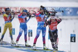 13.12.2020, Hochfilzen, Austria (AUT): Dunja Zdouc (AUT) -  IBU World Cup Biathlon, pursuit women, Hochfilzen (AUT). www.nordicfocus.com. © Manzoni/NordicFocus. Every downloaded picture is fee-liable.