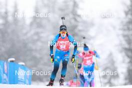 13.12.2020, Hochfilzen, Austria (AUT): Anais Chevalier-Bouchet (FRA) -  IBU World Cup Biathlon, pursuit women, Hochfilzen (AUT). www.nordicfocus.com. © Manzoni/NordicFocus. Every downloaded picture is fee-liable.