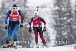 13.12.2020, Hochfilzen, Austria (AUT): Tiril Eckhoff (NOR) -  IBU World Cup Biathlon, pursuit women, Hochfilzen (AUT). www.nordicfocus.com. © Manzoni/NordicFocus. Every downloaded picture is fee-liable.