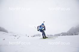 13.12.2020, Hochfilzen, Austria (AUT): Lukas Hofer (ITA) -  IBU World Cup Biathlon, relay men, Hochfilzen (AUT). www.nordicfocus.com. © Manzoni/NordicFocus. Every downloaded picture is fee-liable.