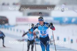 13.12.2020, Hochfilzen, Austria (AUT): Niklas Hartweg (SUI) -  IBU World Cup Biathlon, relay men, Hochfilzen (AUT). www.nordicfocus.com. © Manzoni/NordicFocus. Every downloaded picture is fee-liable.