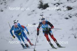 13.12.2020, Hochfilzen, Austria (AUT): Johannes Dale (NOR) -  IBU World Cup Biathlon, relay men, Hochfilzen (AUT). www.nordicfocus.com. © Manzoni/NordicFocus. Every downloaded picture is fee-liable.