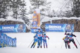 13.12.2020, Hochfilzen, Austria (AUT): Tuomas Harjula (FIN), Sturla Holm Laegreid (NOR), (l-r) -  IBU World Cup Biathlon, relay men, Hochfilzen (AUT). www.nordicfocus.com. © Manzoni/NordicFocus. Every downloaded picture is fee-liable.