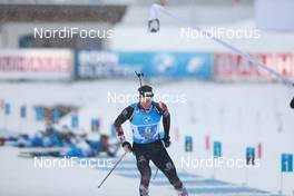 13.12.2020, Hochfilzen, Austria (AUT): Julian Eberhard (AUT) -  IBU World Cup Biathlon, relay men, Hochfilzen (AUT). www.nordicfocus.com. © Manzoni/NordicFocus. Every downloaded picture is fee-liable.