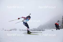 13.12.2020, Hochfilzen, Austria (AUT): Leif Nordgren (USA) -  IBU World Cup Biathlon, relay men, Hochfilzen (AUT). www.nordicfocus.com. © Manzoni/NordicFocus. Every downloaded picture is fee-liable.