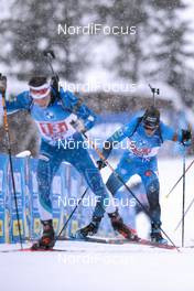 13.12.2020, Hochfilzen, Austria (AUT): Antonin Guigonnat (FRA) -  IBU World Cup Biathlon, relay men, Hochfilzen (AUT). www.nordicfocus.com. © Manzoni/NordicFocus. Every downloaded picture is fee-liable.