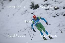 13.12.2020, Hochfilzen, Austria (AUT): Jakov Fak (SLO) -  IBU World Cup Biathlon, relay men, Hochfilzen (AUT). www.nordicfocus.com. © Manzoni/NordicFocus. Every downloaded picture is fee-liable.