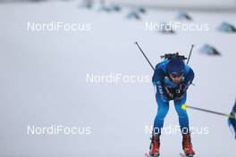 13.12.2020, Hochfilzen, Austria (AUT): Jeremy Finello (SUI) -  IBU World Cup Biathlon, relay men, Hochfilzen (AUT). www.nordicfocus.com. © Manzoni/NordicFocus. Every downloaded picture is fee-liable.