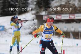 12.12.2020, Hochfilzen, Austria (AUT): Janina Hettich (GER) -  IBU World Cup Biathlon, relay women, Hochfilzen (AUT). www.nordicfocus.com. © Manzoni/NordicFocus. Every downloaded picture is fee-liable.