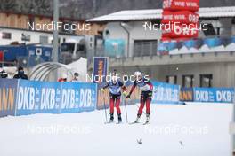 12.12.2020, Hochfilzen, Austria (AUT): Marte Olsbu Roeiseland (NOR), Tiril Eckhoff (NOR), (l-r) -  IBU World Cup Biathlon, relay women, Hochfilzen (AUT). www.nordicfocus.com. © Manzoni/NordicFocus. Every downloaded picture is fee-liable.