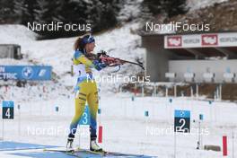 12.12.2020, Hochfilzen, Austria (AUT): Hanna Oeberg (SWE) -  IBU World Cup Biathlon, relay women, Hochfilzen (AUT). www.nordicfocus.com. © Manzoni/NordicFocus. Every downloaded picture is fee-liable.