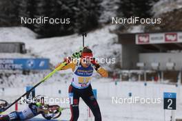 12.12.2020, Hochfilzen, Austria (AUT): Janina Hettich (GER) -  IBU World Cup Biathlon, relay women, Hochfilzen (AUT). www.nordicfocus.com. © Manzoni/NordicFocus. Every downloaded picture is fee-liable.