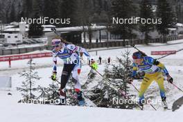 12.12.2020, Hochfilzen, Austria (AUT): Paulina Fialkova (SVK), Linn Persson (SWE), (l-r) -  IBU World Cup Biathlon, relay women, Hochfilzen (AUT). www.nordicfocus.com. © Manzoni/NordicFocus. Every downloaded picture is fee-liable.