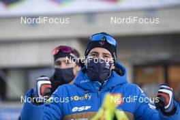 11.12.2020, Hochfilzen, Austria (AUT): Quentin Fillon Maillet (FRA) -  IBU World Cup Biathlon, sprint men, Hochfilzen (AUT). www.nordicfocus.com. © Manzoni/NordicFocus. Every downloaded picture is fee-liable.