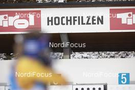 11.12.2020, Hochfilzen, Austria (AUT): Event Feature: Franziska Preuss (GER) shoots -  IBU World Cup Biathlon, sprint women, Hochfilzen (AUT). www.nordicfocus.com. © Manzoni/NordicFocus. Every downloaded picture is fee-liable.