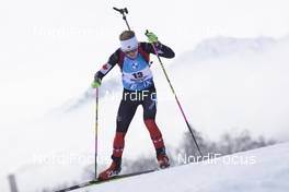 11.12.2020, Hochfilzen, Austria (AUT): Emma Lunder (CAN) -  IBU World Cup Biathlon, sprint women, Hochfilzen (AUT). www.nordicfocus.com. © Manzoni/NordicFocus. Every downloaded picture is fee-liable.
