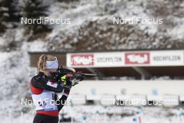 11.12.2020, Hochfilzen, Austria (AUT): Sarah Beaudry (CAN) -  IBU World Cup Biathlon, sprint women, Hochfilzen (AUT). www.nordicfocus.com. © Manzoni/NordicFocus. Every downloaded picture is fee-liable.