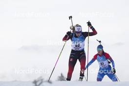 11.12.2020, Hochfilzen, Austria (AUT): Ingrid Landmark Tandrevold (NOR) -  IBU World Cup Biathlon, sprint women, Hochfilzen (AUT). www.nordicfocus.com. © Manzoni/NordicFocus. Every downloaded picture is fee-liable.
