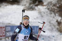 11.12.2020, Hochfilzen, Austria (AUT): Ukaleq Astri Slettemark (GRL) -  IBU World Cup Biathlon, sprint women, Hochfilzen (AUT). www.nordicfocus.com. © Manzoni/NordicFocus. Every downloaded picture is fee-liable.