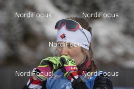 11.12.2020, Hochfilzen, Austria (AUT): Emma Lunder (CAN) -  IBU World Cup Biathlon, sprint women, Hochfilzen (AUT). www.nordicfocus.com. © Manzoni/NordicFocus. Every downloaded picture is fee-liable.
