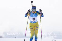 11.12.2020, Hochfilzen, Austria (AUT): Elvira Oeberg (SWE) -  IBU World Cup Biathlon, sprint women, Hochfilzen (AUT). www.nordicfocus.com. © Manzoni/NordicFocus. Every downloaded picture is fee-liable.