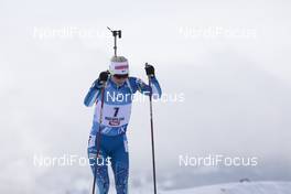 11.12.2020, Hochfilzen, Austria (AUT): Mari Eder (FIN) -  IBU World Cup Biathlon, sprint women, Hochfilzen (AUT). www.nordicfocus.com. © Manzoni/NordicFocus. Every downloaded picture is fee-liable.