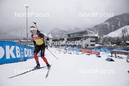 10.12.2020, Hochfilzen, Austria (AUT): Aiden Millar (CAN) -  IBU World Cup Biathlon, training, Hochfilzen (AUT). www.nordicfocus.com. © Manzoni/NordicFocus. Every downloaded picture is fee-liable.