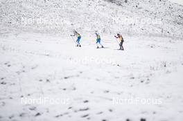 10.12.2020, Hochfilzen, Austria (AUT): Feature: Track atmosphere with undefined athletes competing on the track -  IBU World Cup Biathlon, training, Hochfilzen (AUT). www.nordicfocus.com. © Manzoni/NordicFocus. Every downloaded picture is fee-liable.